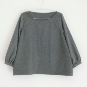 トップス　gray　コットンビエラ起毛