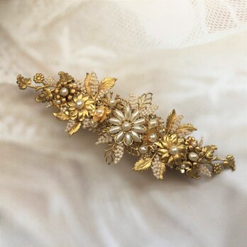 ［受注制作］antique flower バレッタの画像