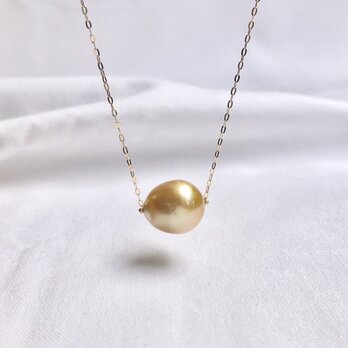K18 白蝶真珠ゴールド ネックレスの画像