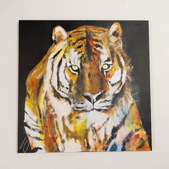 Tiger / トラのスプレーアート作品。の画像