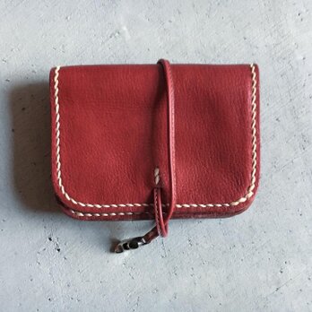 ACCORDION　WALLET SMALL  REDの画像