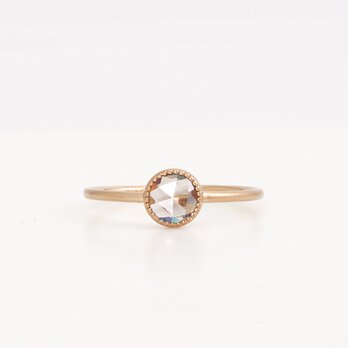 Rosecut diamond ring / Round milgrainの画像