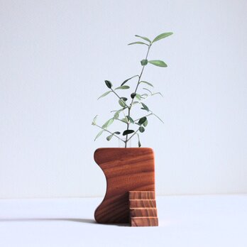 木の花瓶【欅】+階段パーツの画像