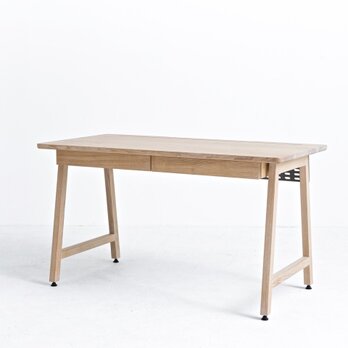 <work talk desk>リモートワーク向けデスク  1200x650サイズ+引き出しx２（受注制作）の画像