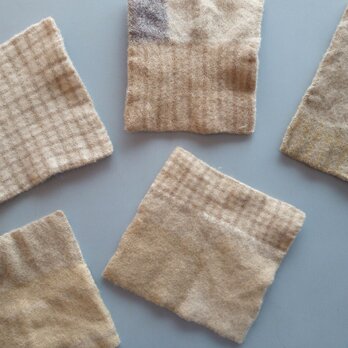 wool tsugihagi coaster #3の画像