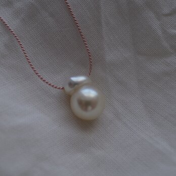 touché 南洋白蝶パール ひとつぶネックレス I2 non-allergenic pearl necklaceの画像
