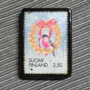 ★★アップサイクル　クリスマス切手マグネット6888