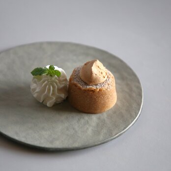 薄白化粧ひらひら18cm皿