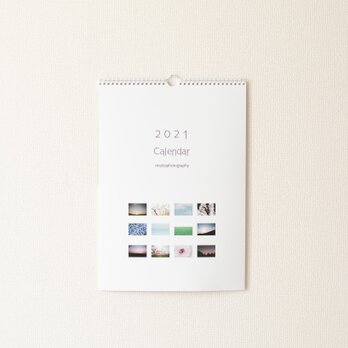季節の壁掛けカレンダー2021の画像