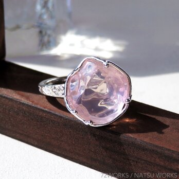 ローズ クォーツ リング ＊ Rose Quartz Ringの画像