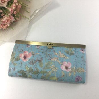 持ちやすい長財布　リバティ　イルマ　口金　スリム