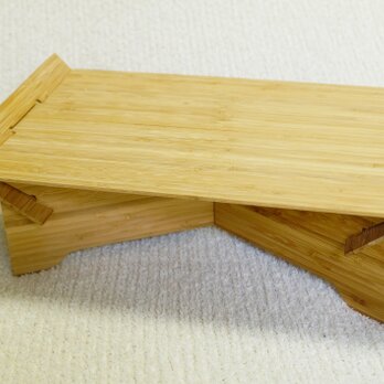 竹素材の携帯テーブル（品番：FRM-T10）の画像