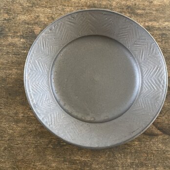 黒釉ヘリンボーン8.5寸