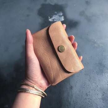 ONE LEATHER MINI WALLET NATURALの画像