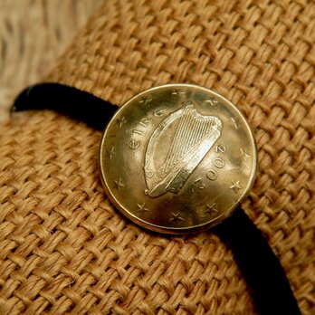 ＃H168  Ireland Coin Hair Elasticの画像
