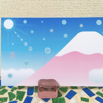 富士山　3枚組　ポストカードの画像