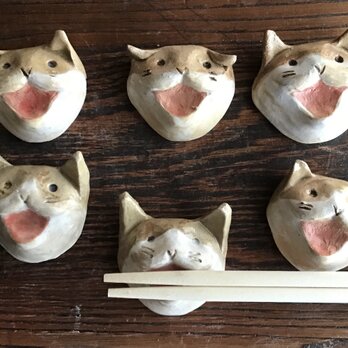 猫の箸置き6pcセットの画像