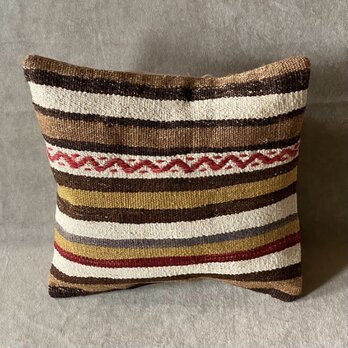 40cm　キリムピロー・ハンドメイドクッションカバー K400118