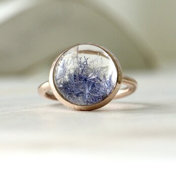 K10[深海庭園デュモルチェライトinクォーツ]ring