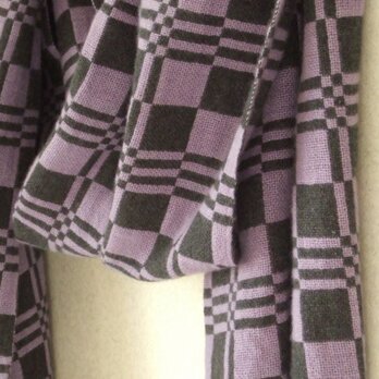 手織りカシミアストール・・クレマチスの画像
