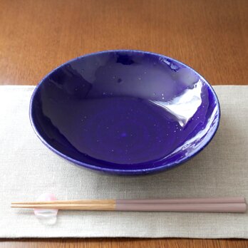 [SALE]ルリ硝子釉の浅鉢の画像