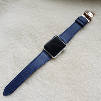 高級革使用　スイフトレザー　腕時計　Apple Watchベルト　　時計ベルト　アップルウォッチバンド　の画像