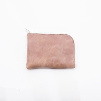 cow leather wallet （パパーヤ）11×8/小銭入れ/カード入れ/WS001の画像