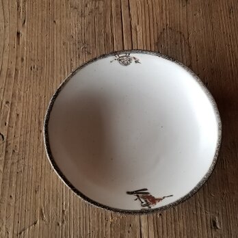 皿(ウサギとカメの追いかけっこ)