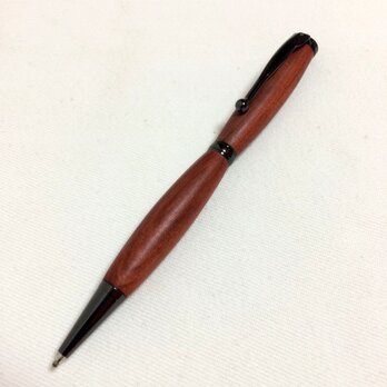 レッドハート①　木製　ボールペン　無垢材　送料無料の画像