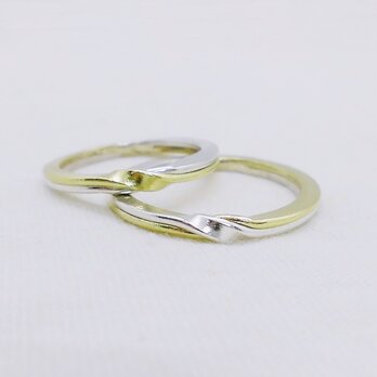 Dual ring（シルバー＆真鍮）の画像