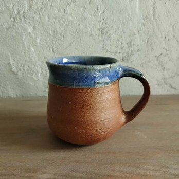 mug cup L・青の画像