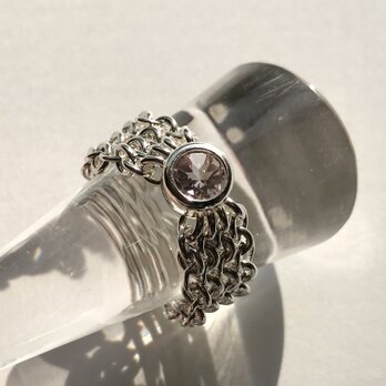 『 Weave ( heart&tender ) 』Ring by SV925の画像