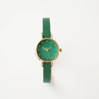 iroha 緑青 真鍮シンプルケース（受注生産）| ハンドメイド腕時計の画像