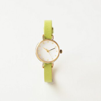 iroha 水晶 真鍮シンプルケース（受注生産）| ハンドメイド腕時計の画像