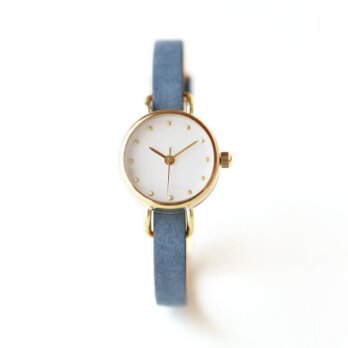 iroha 水晶 真鍮シンプルケース（受注生産）| ハンドメイド腕時計の画像