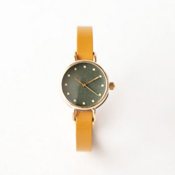 iroha 岩椿 真鍮シンプルケース（受注生産）| ハンドメイド腕時計の画像