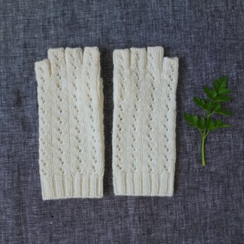 フィンガーレスグローブ/オフホワイト