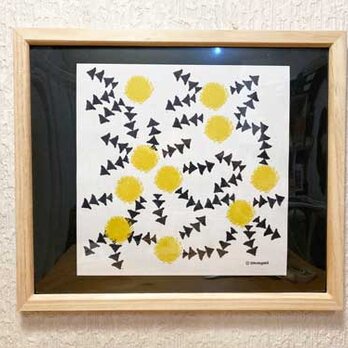 ミモザ- mimosa-　 インテリアイラストポスターの画像