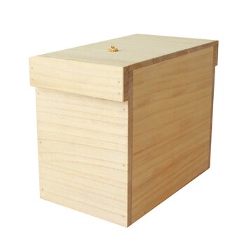 KEI　米びつ（１２kg）　：　升付き　お米　桐箱　桐　保存食　保管　保存容器　としての画像