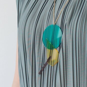 SUN  jewelry：ネックレス（アンバー・グリーン・ブラック）アクセサリー　アクリルの画像