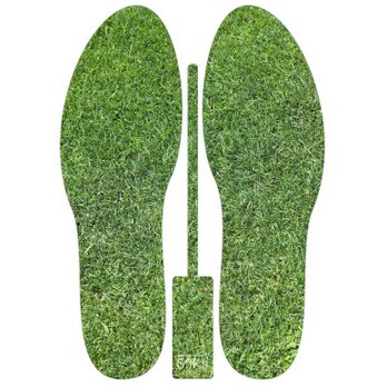グラフィックインソール SOKO（サプライズ：シバフ）芝生・中敷・消臭・抗菌・芝生の画像
