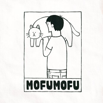 半袖Tシャツ 猫選べます『猫のおなかモフモフ・男子』メンズ レディース