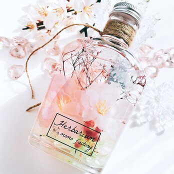 桜のハーバリウム　pastel フラワーギフトの画像