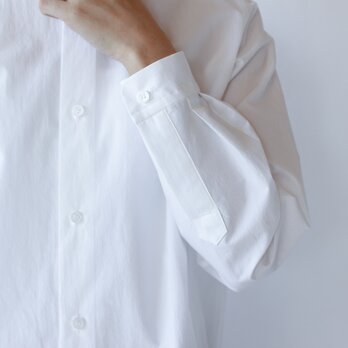 air tumbler cotton shirt/white