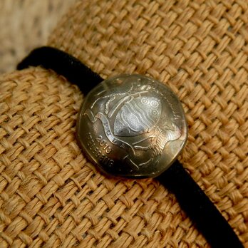 ＃H124  Botswana Coin Hair Elasticの画像