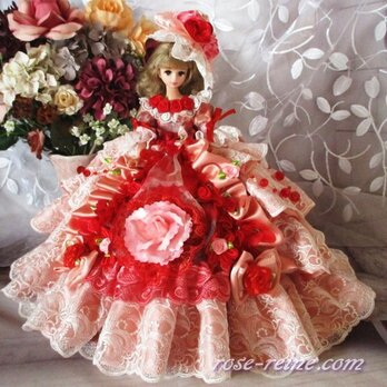 ベルサイユの薔薇 高貴なロマンティックラグジュアリードールドレス　着せ替えドール服の画像