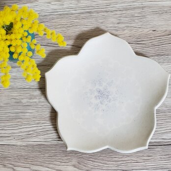 お花のカタチのプレート皿d