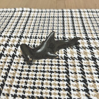 陶器 箸置き　ハンマーヘッドシャーク 黒【HA004】の画像
