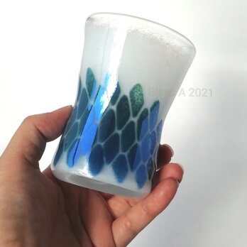 ウロコグラス(スピンドル青)の画像