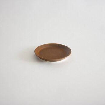 Plate A 10cm color:saddle brownの画像